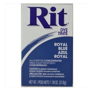 Rit Dye Powder All Purpose Royal Blue 1-1/8 Oz.